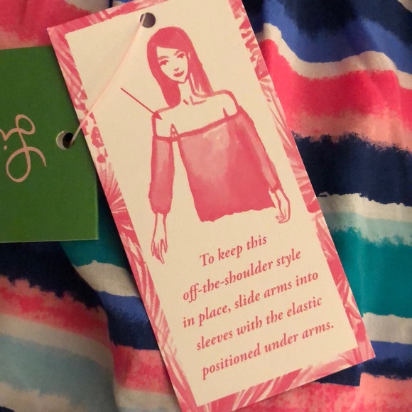 Lilly Pulitzer Off the Shoulder - Picture 3 of 7